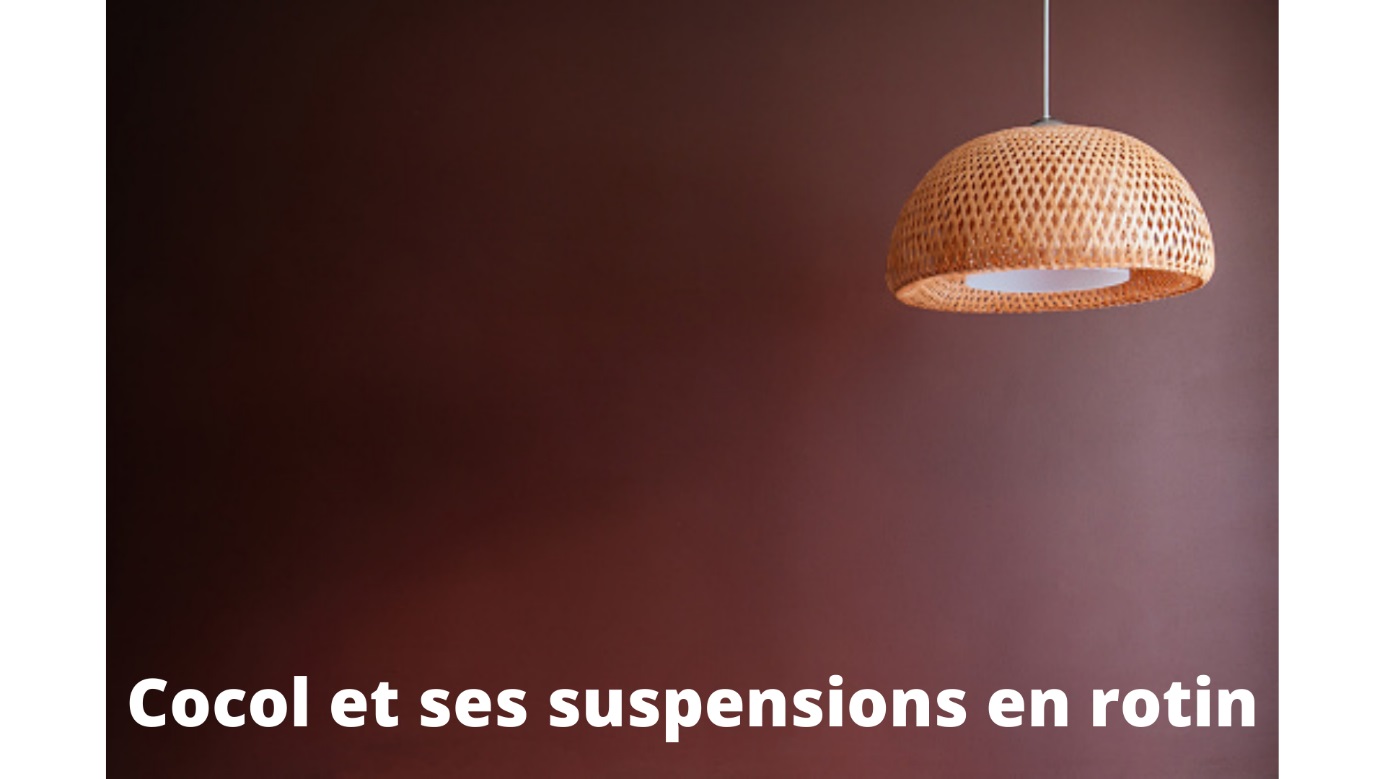 Cocol et ses suspensions en rotin