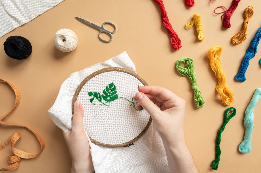tableaux en broderie