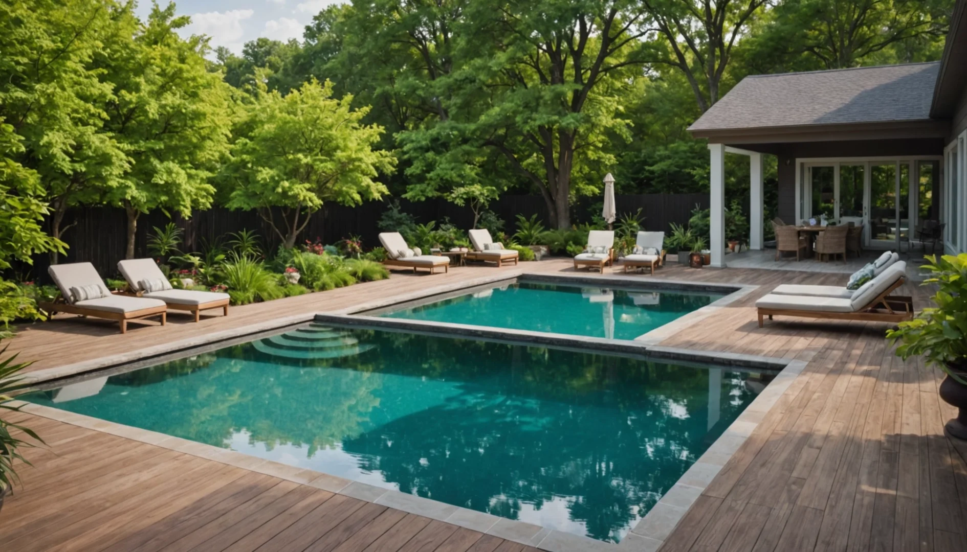 amenagement piscine et terrasse