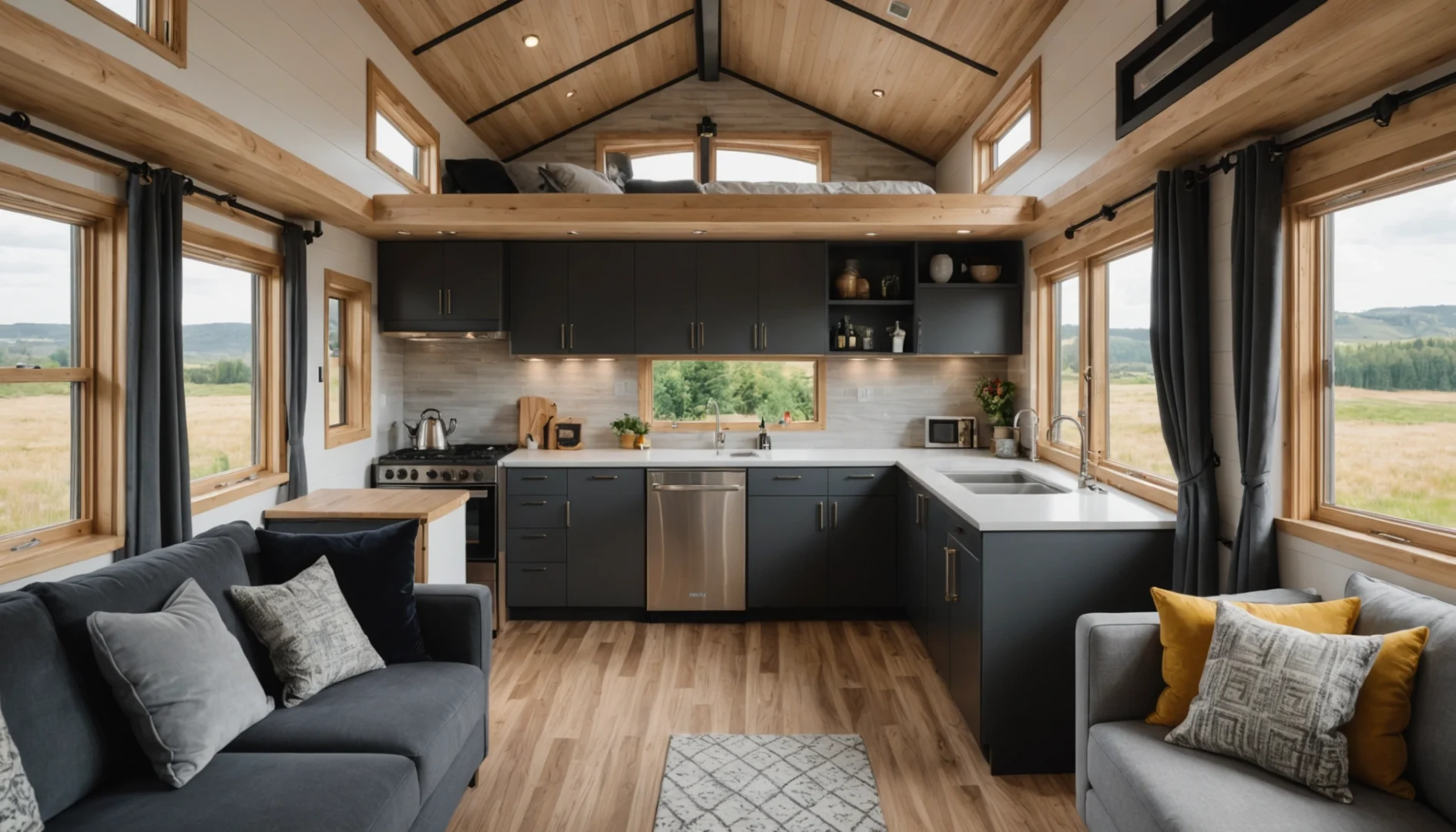 luxueuse mini-maison intérieur