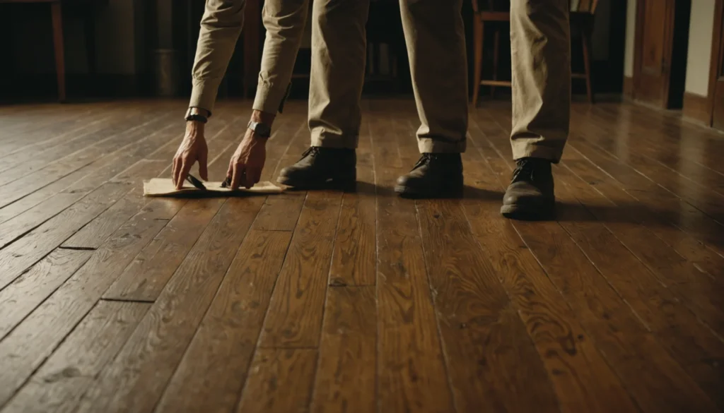 enlever la cire sur parquet