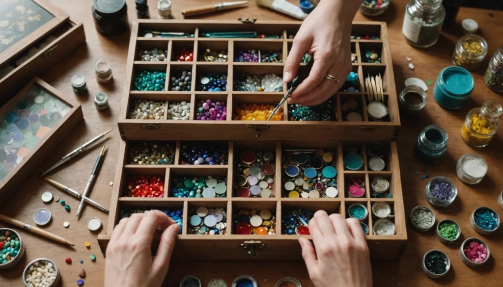 boîte à bijoux à décorer