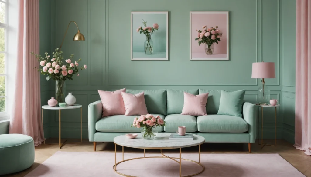 quel couleur avec le vert d'eau