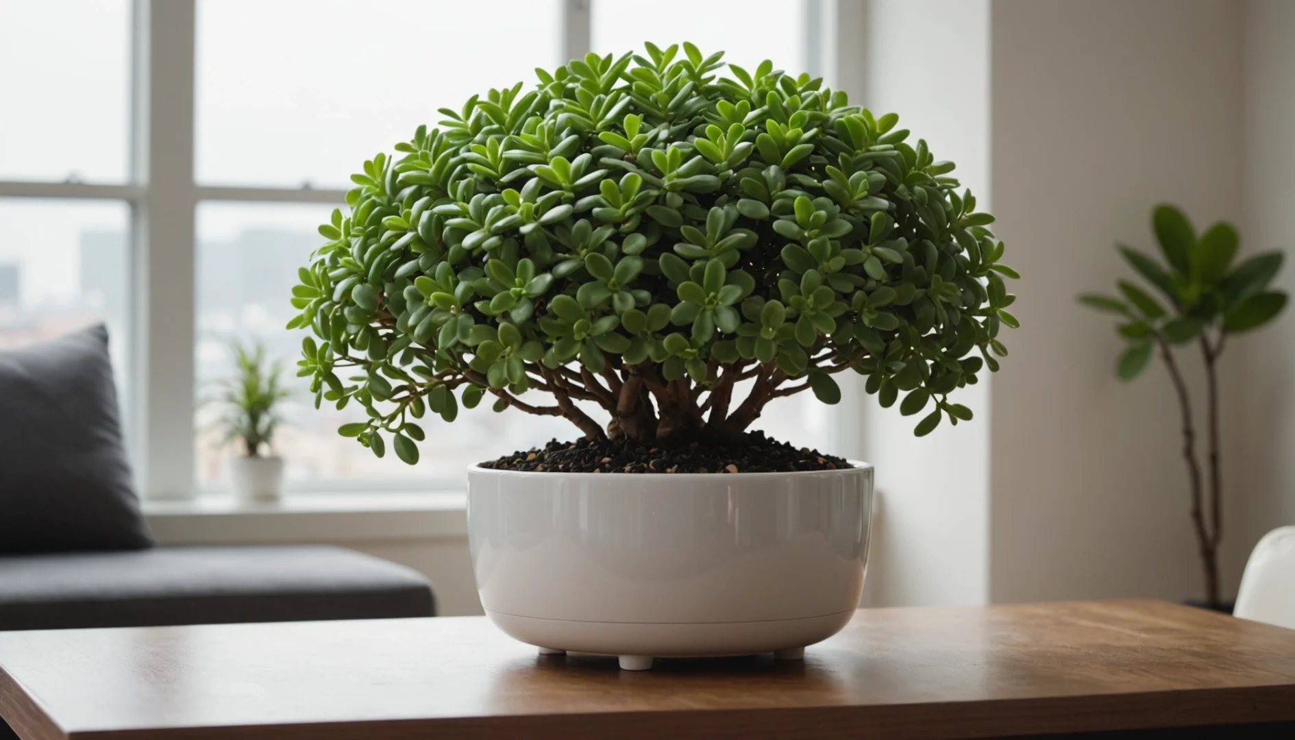 arbre de jade fleuri