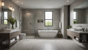 carrelage dans une salle de bain