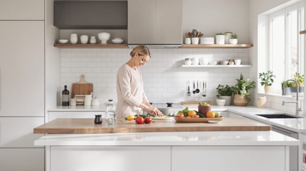 hauteur plan de travail cuisine