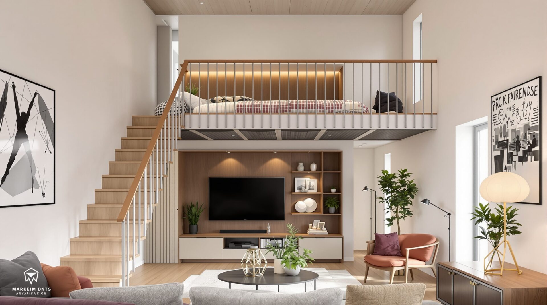 hauteur minimum mezzanine