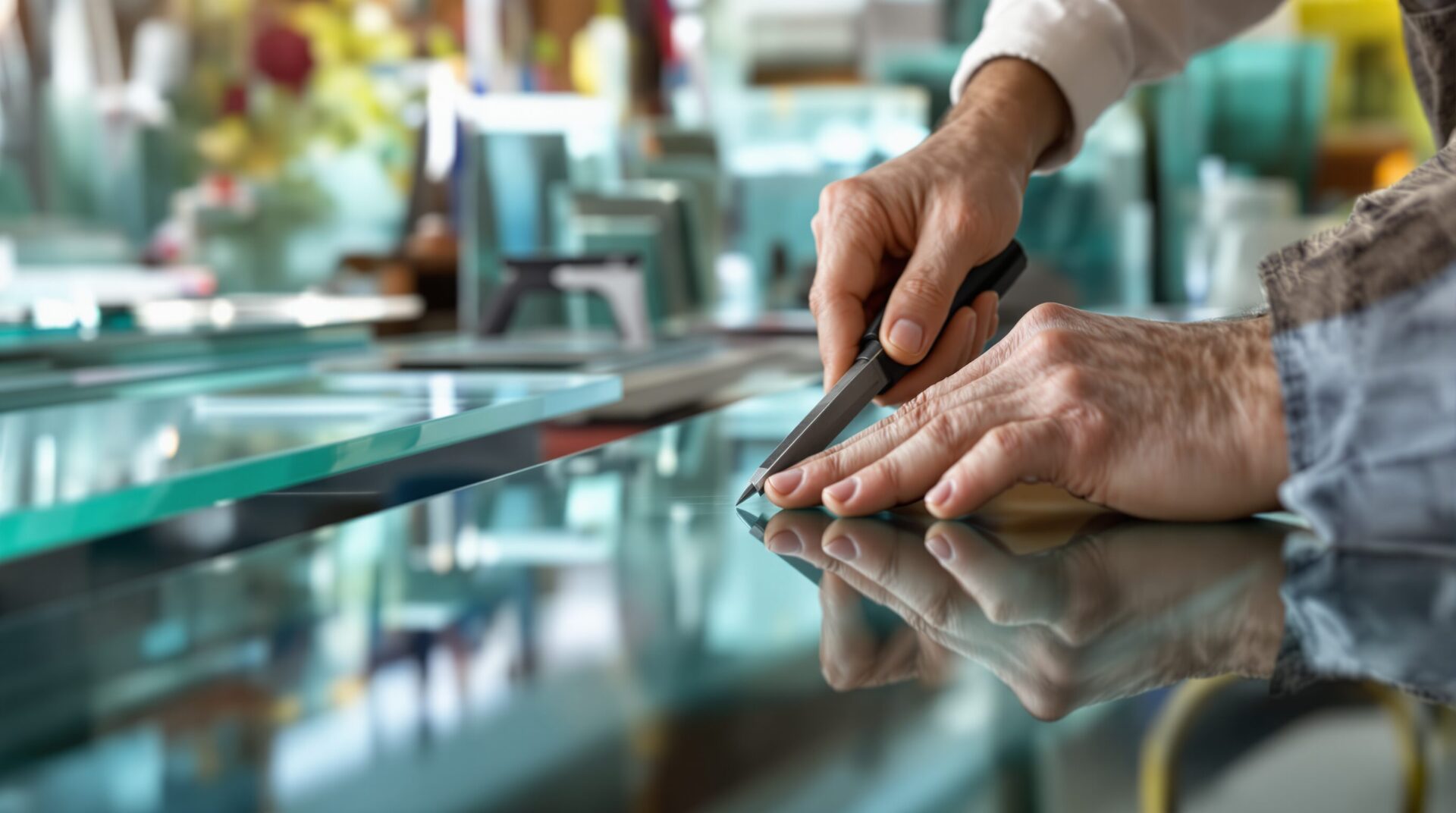 Où puis-je faire découper une vitre sur-mesure ?