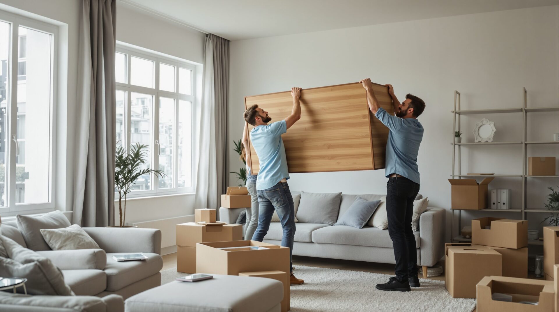 débarrasser les meubles d une maison