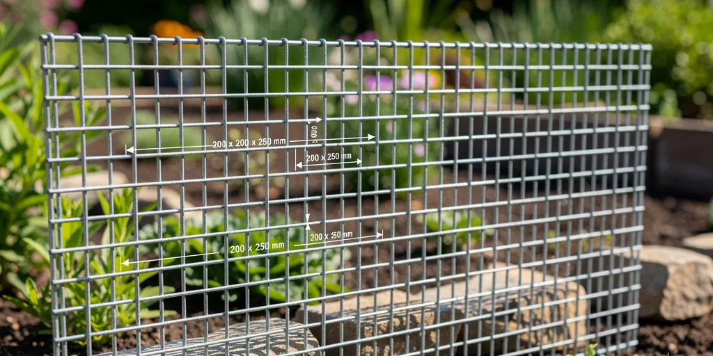 dimension grillage rigide