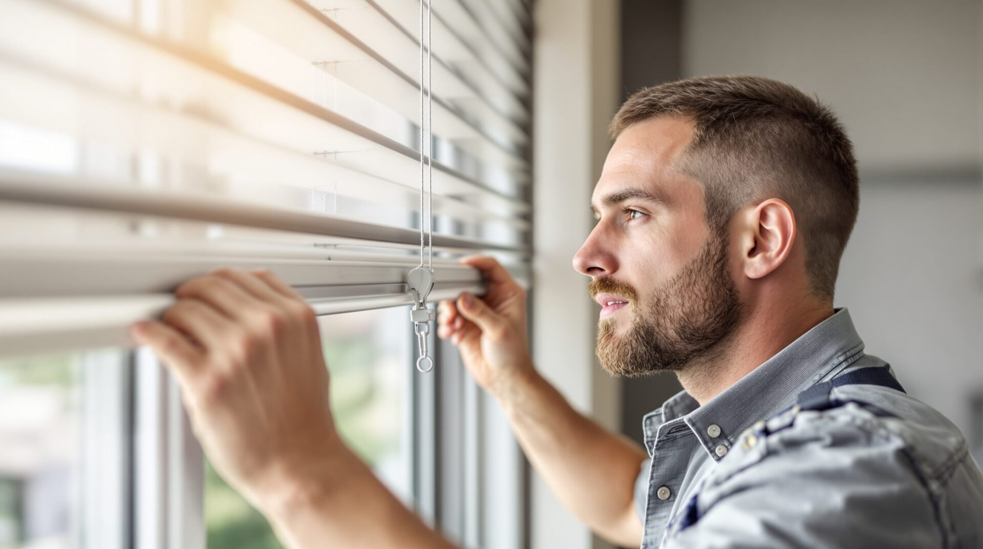comment fixer un store sur une fenêtre en alu