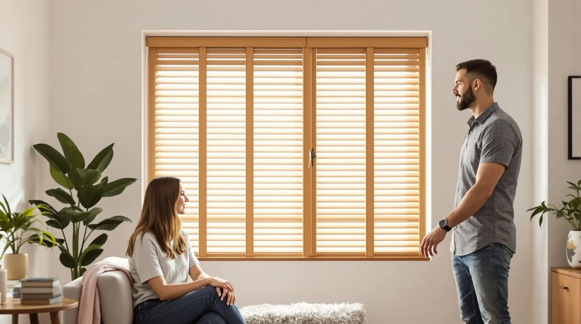 stores vénitiens en bois