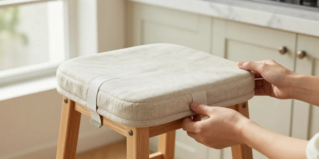 Comment rendre un tabouret de cuisine plus confortable ?