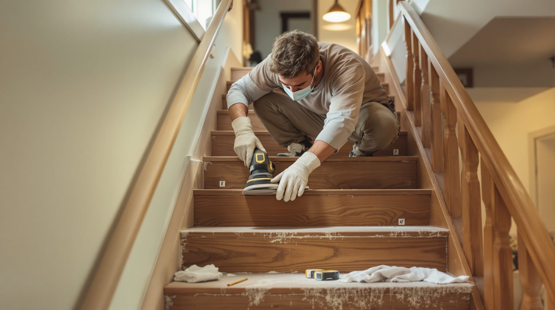 Comment rénover un escalier en bois : la méthode en 6 étapes