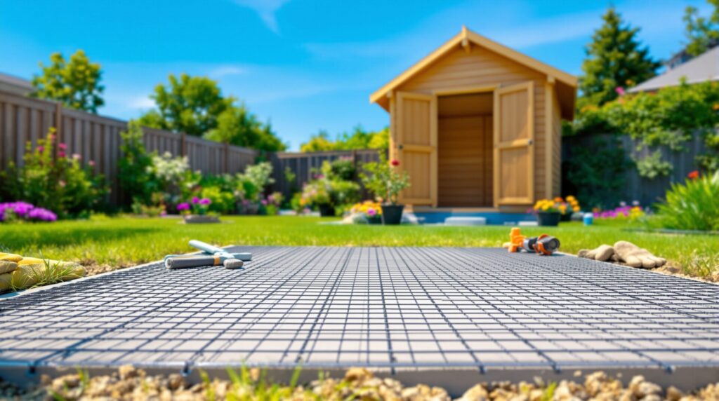 quel treillis pour dalle abri de jardin