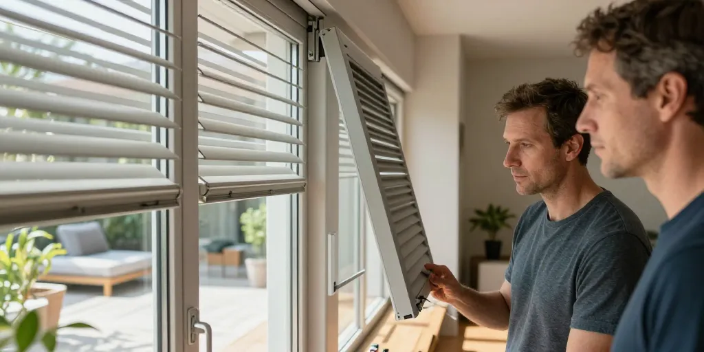 Brise soleil pour baie vitrée : le fixe ou l’orientable, que choisir ?