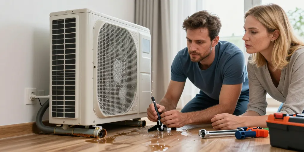 Climatisation qui fuit : causes et solutions