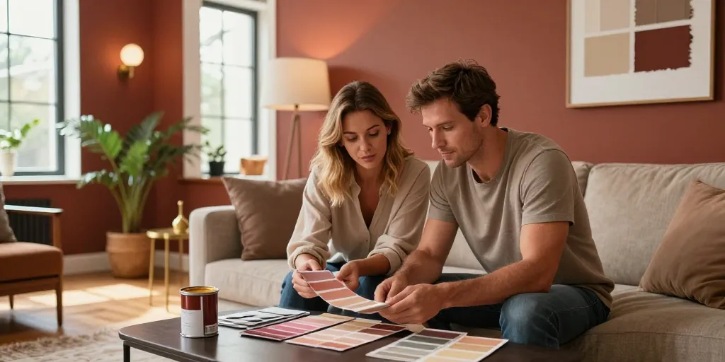 Quelle peinture choisir pour rendre son salon plus chaleureux et élégant ?