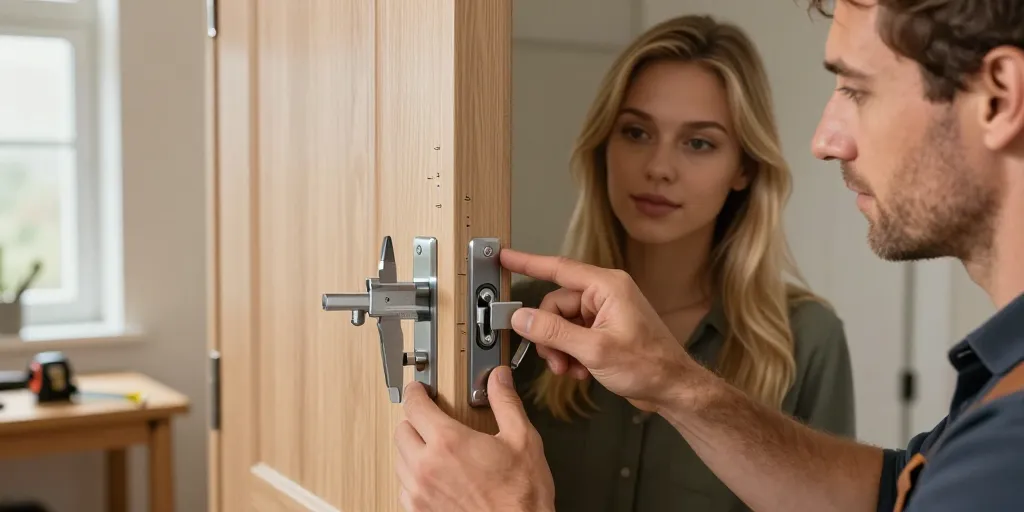 Serrure applique monopoint : le choix du modèle selon l’axe ?