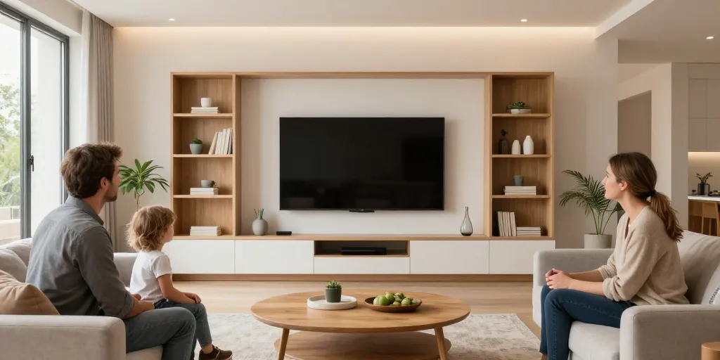 Décoration d’intérieur, conseil déco sur comment organiser un salon autour d’un meuble TV