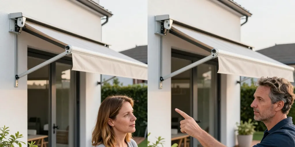 Store banne sans coffre : le monobloc ou le demi-coffre, que choisir ?