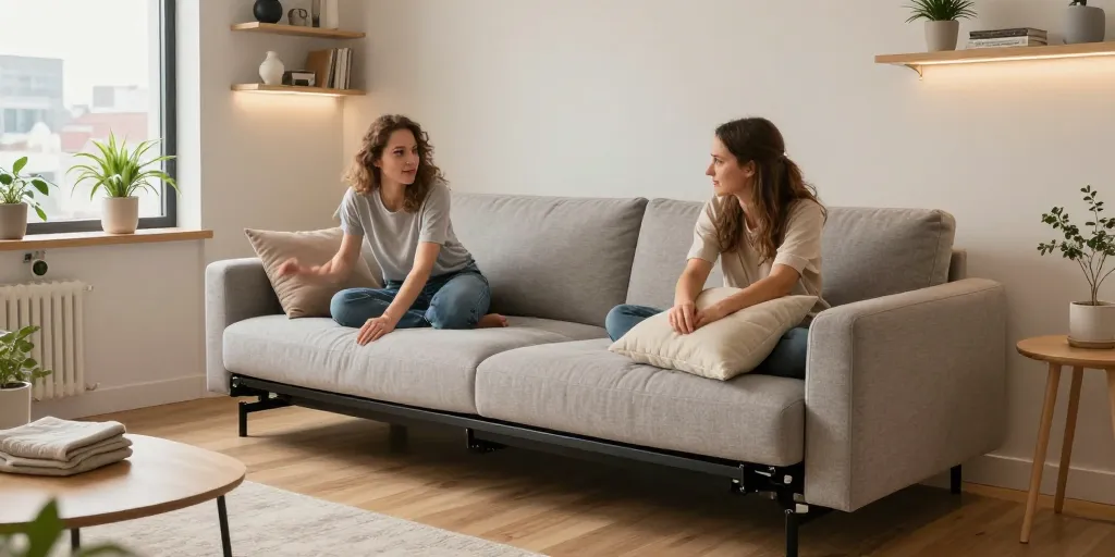 Canapé convertible petit espace : le choix malin pour optimiser son intérieur