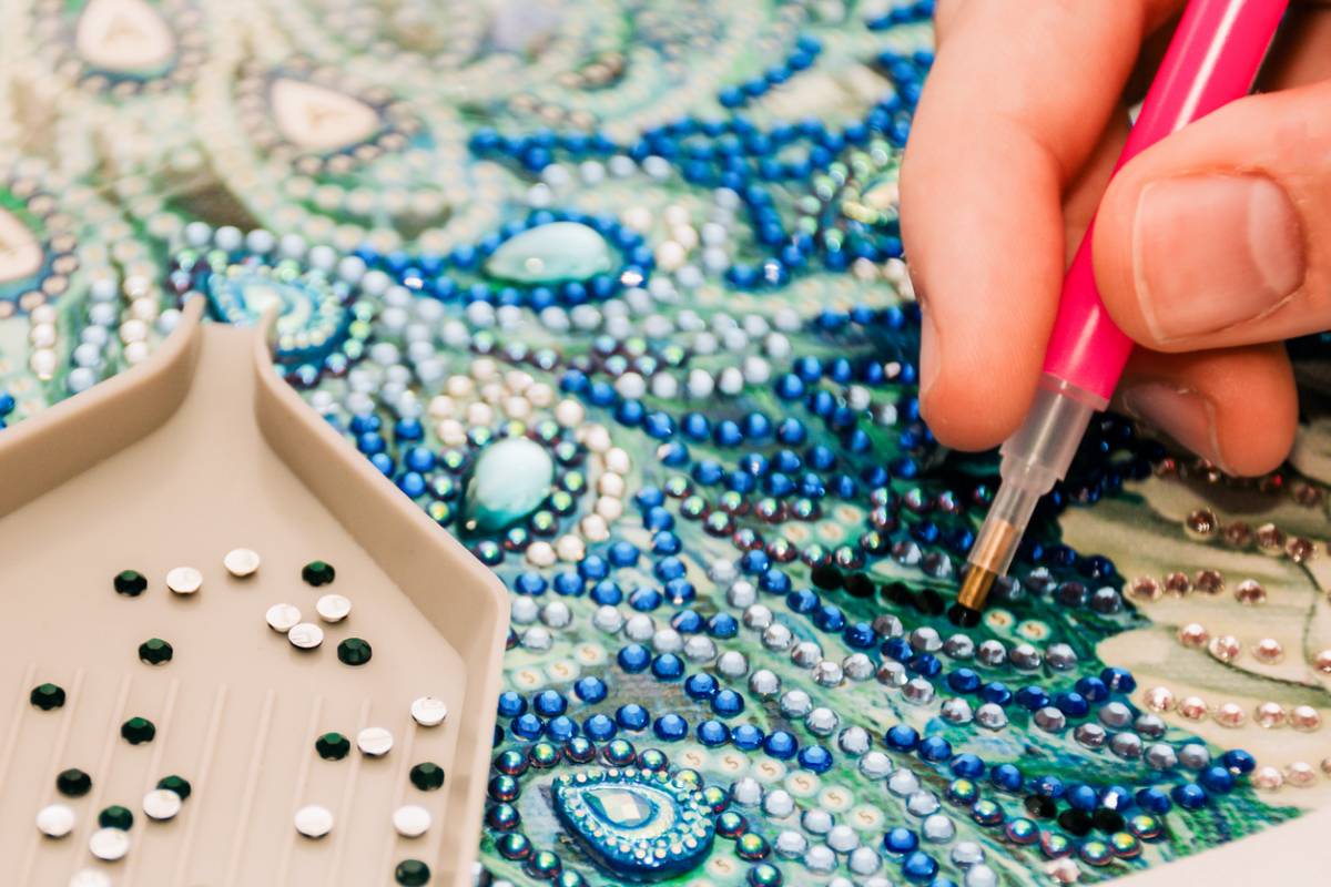 Vos souvenirs en broderie diamant grâce au diamond painting sur mesure
