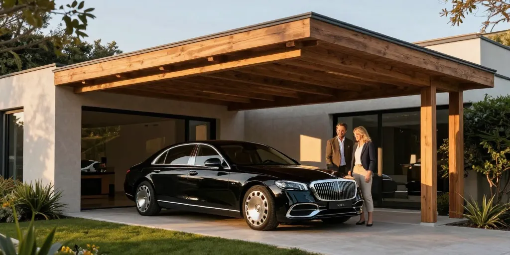 carport en bois