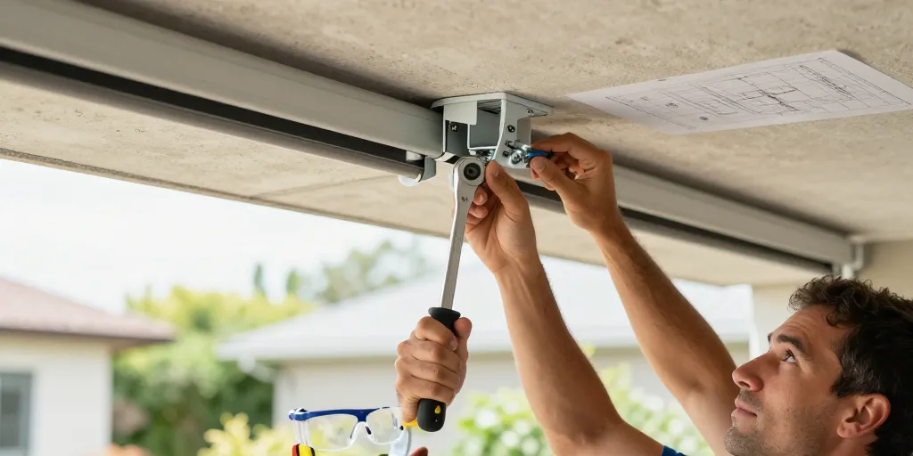Fixation plafond pour store banne : comment choisir le support adapté ?