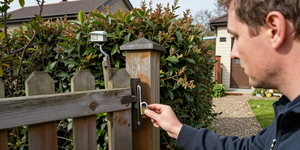 Sécuriser jardin et dépendances : le point faible des cambrioleurs