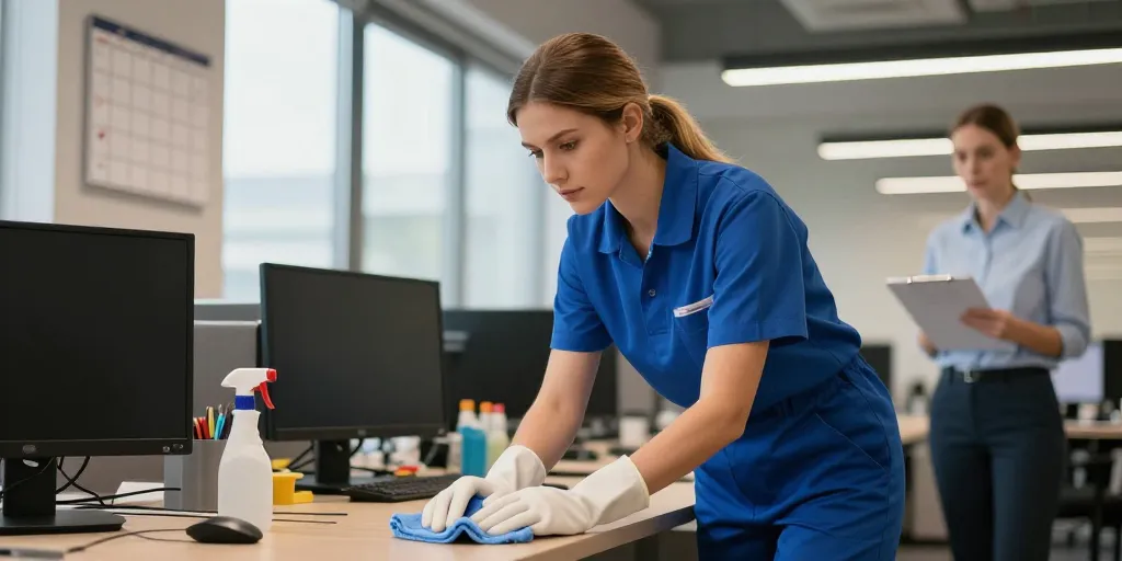 À quelle fréquence faut-il nettoyer les bureaux d’une entreprise ?