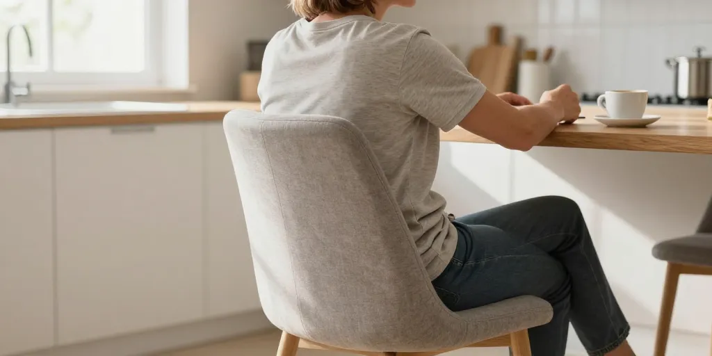 chaise de cuisine confortable
