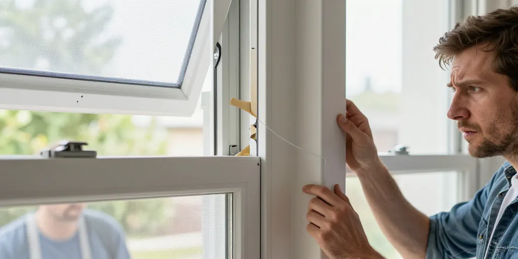 comment fixer moustiquaire fenetre pvc