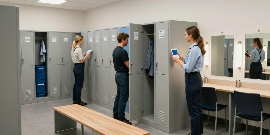 Vestiaire du personnel : comment aménager un espace pratique, confortable et bien organisé ?