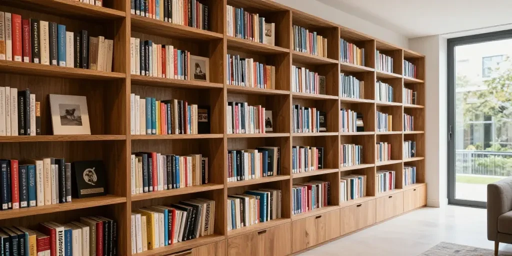 bibliothèque sur mesure nantes